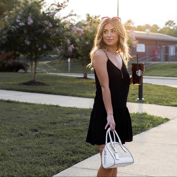 Francesca's | NWT Ali Surplice Godet Dress - Picture 2 of 12